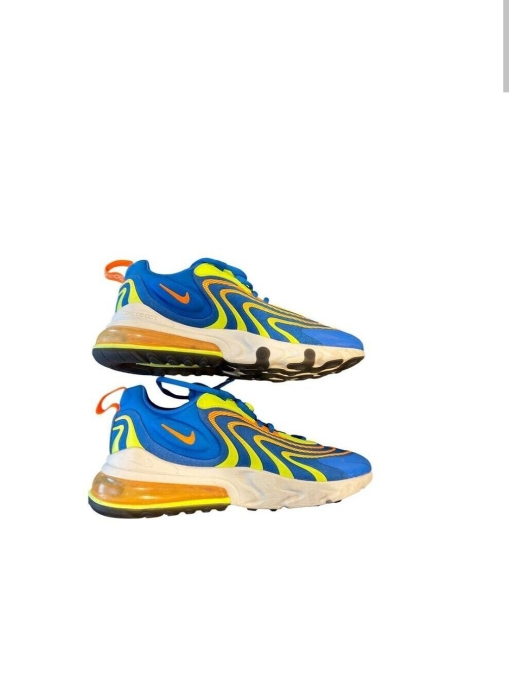 Nike Women Blue & Yellow Athletic Sneakers